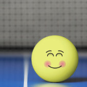 Een glimlachend gezicht met glimlende ogen pingpongbal (Net)