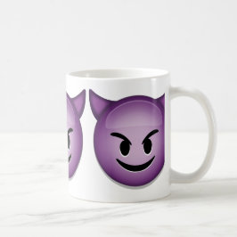 Een glimlachend gezicht met horens Emoji Koffiemok