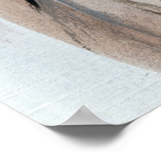 Een glimlachend meisje in zwart poster (Hoek)