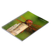 Een glimlende rode likker notitieboek (Linkerzijde)