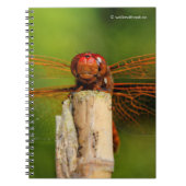 Een glimlende rode likker notitieboek (Voorkant)