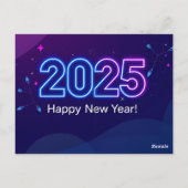 Een glimp van 2025 briefkaart (Achterkant)