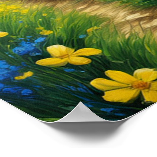 Een glimp van de Natuur Poster (Hoek)