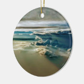 Een glimp van het Briefkaart van de hemel Keramisch Ornament (Links)