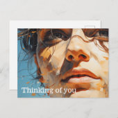 Een glimp van het schilderij van de toekomst briefkaart (Voorkant / Achterkant)