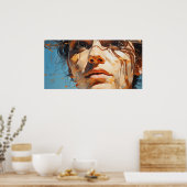 Een glimp van het schilderij van de toekomst poster (Keuken)