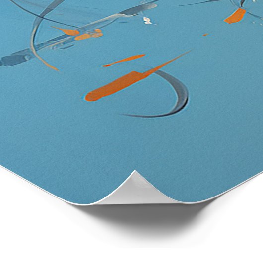 Een glimp van het schilderij van de toekomst poster (Hoek)