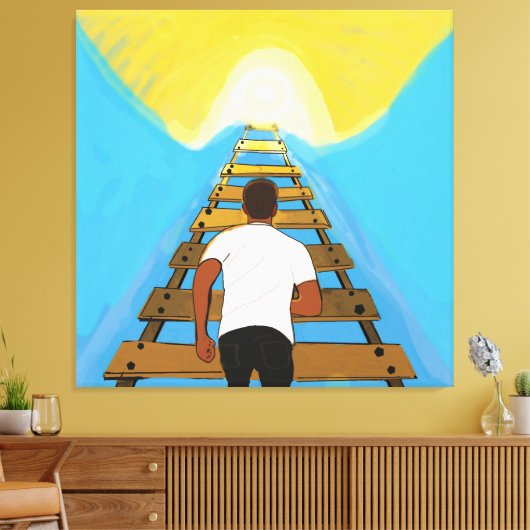 Een glimp van hoop canvas afdruk (Insitu (Woonkamer))