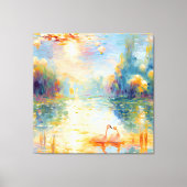 Een glimp van Monet Canvas Afdruk (Voorkant)