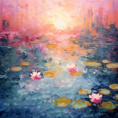 Een glimp van Monet Poster