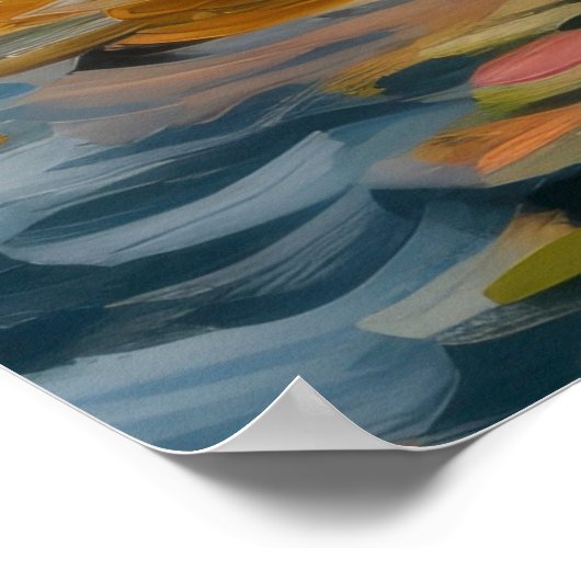 Een glimp van Monet Poster (Hoek)