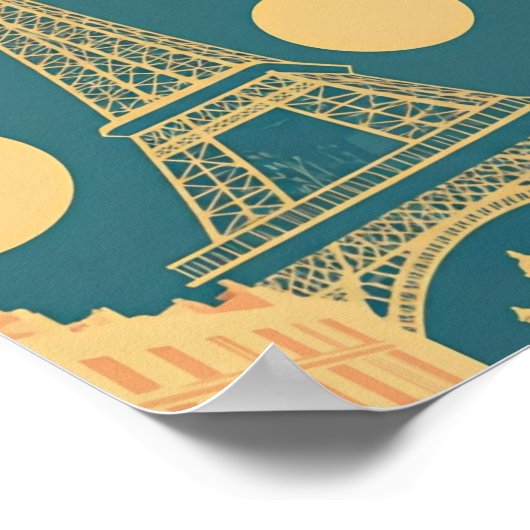 Een glimp van Parijs Poster (Hoek)