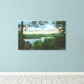 Een Glimpse van Lake Garfield Canvas Afdruk (Insitu (Houten vloer))