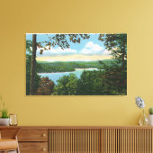 Een Glimpse van Lake Garfield Canvas Afdruk (Insitu (Woonkamer))