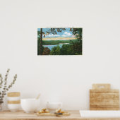 Een Glimpse van Lake Garfield Poster (Keuken)