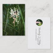 Een gloed in de tuinmini-printer visitekaartje (Voorkant / Achterkant)