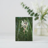 Een gloed in de tuinmini-printer visitekaartje (Staand voorkant)