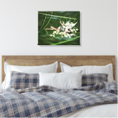 Een gloed in het geslepen schilderdoek canvas afdruk (Insitu (Slaapkamer))