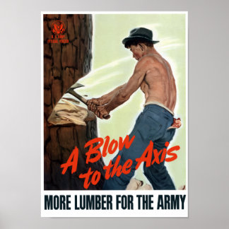 een gloed naar de as — WWII Poster