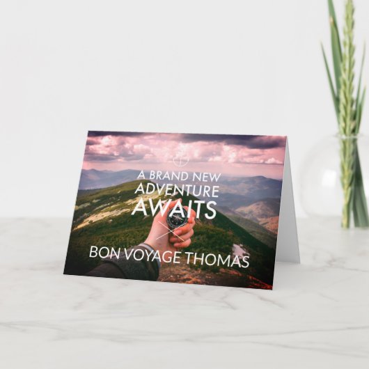 Een gloednieuw Avontuur wacht vaarwel op Kaart (Voorkant)