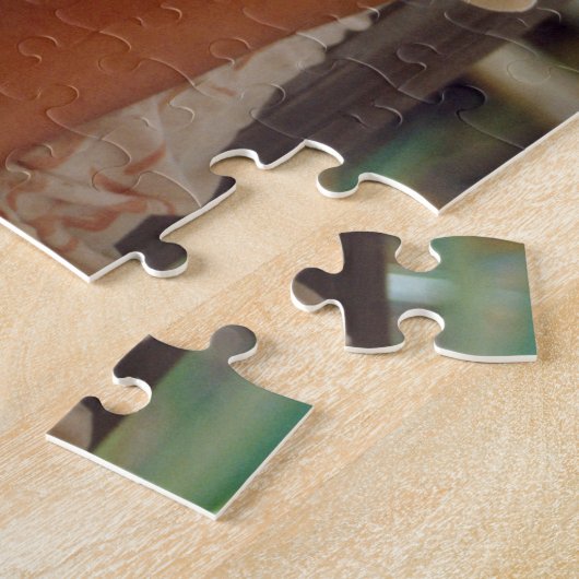 Een gloeiend portret legpuzzel (Zijkant)