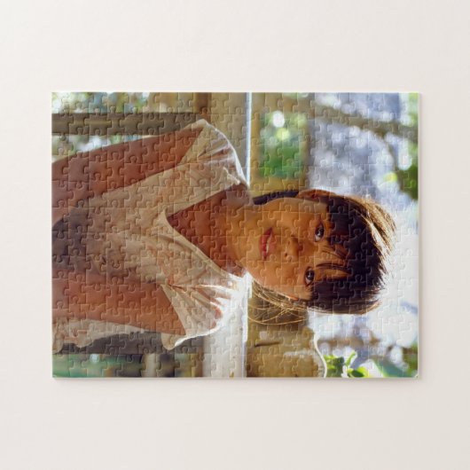 Een gloeiend portret legpuzzel (Horizontaal)