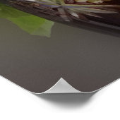 een gloeiende zonnebloem poster (Hoek)