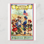 Een glorieuze 4 juli briefkaart (Voorkant)