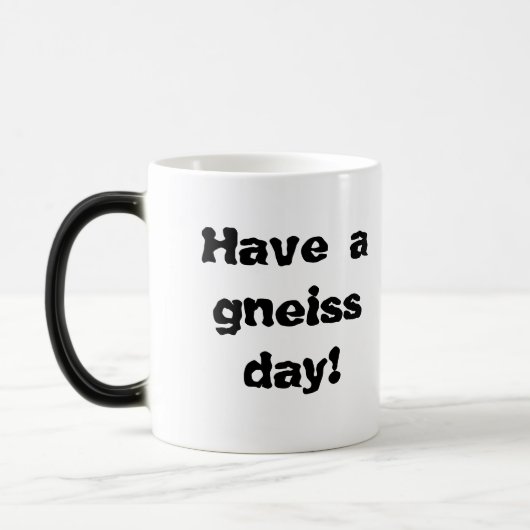 Een gneisdag! magische mok (Links)
