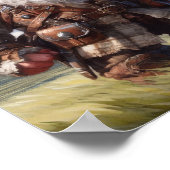 Een Gnome Krijger Poseert met zijn Draak Poster (Hoek)