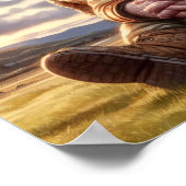 Een Gnome Warrior poseert met zijn draak Poster (Hoek)