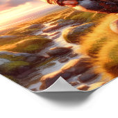 Een Gnome Warrior Posing voor de Camera Poster (Hoek)