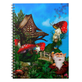 Een gnoom voor mijn Garden Fantasy Art Notitieboek