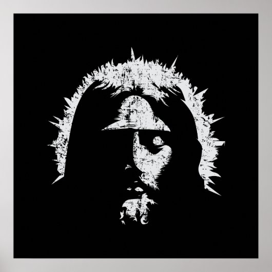 Eén God | Het gezicht van Jezus Poster (Voorkant)