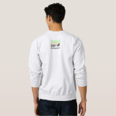Een God Is Geboren Heren Sweatshirt (Achterkant volledig)