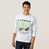 Een God Is Geboren Heren Sweatshirt (Voorkant volledig)