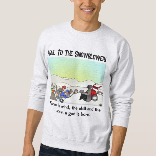 Een God Is Geboren Heren Sweatshirt (Voorkant)