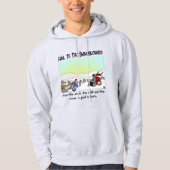 Een God is geboren Mannen Hoodie (Voorkant)