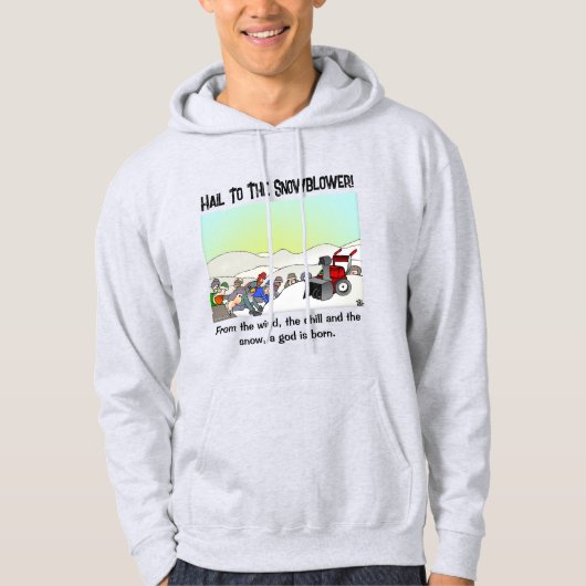 Een God is geboren Mannen Hoodie (Voorkant)