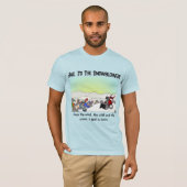 Een God is geboren Mannen T-shirt (Voorkant volledig)