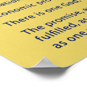 Eén God Poster (Hoek)