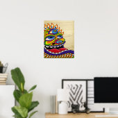 Eén God Poster (Thuiskantoor)