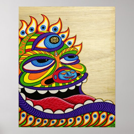 Eén God Poster (Voorkant)