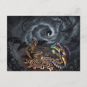 Een godenspel briefkaart