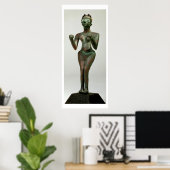 Een godin van Mari, Early Dynastic Period, c.25th- Poster (Thuiskantoor)