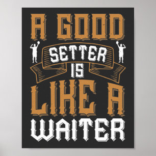 Een goed akkoord is als een ober poster