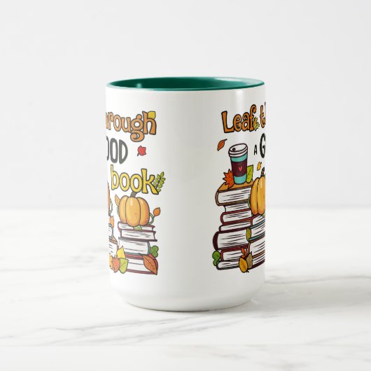 Een goed boek door de sluier mok (Midden)