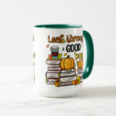 Een goed boek door de sluier mok (Voorkant rechts)