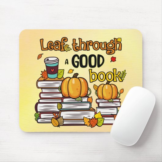 Een goed boek door de sluier muismat (Met muis)