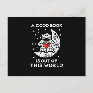 Een goed boek is uit deze wereld briefkaart